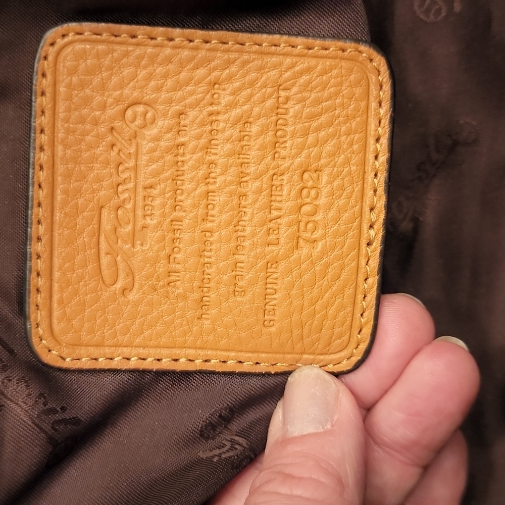 Fossil #75082 tan BEAUTY! Great condition! - Picture 10 of 12